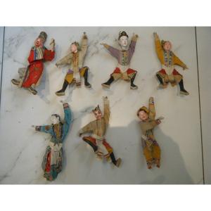 Suite Of Seven Japanese Dolls