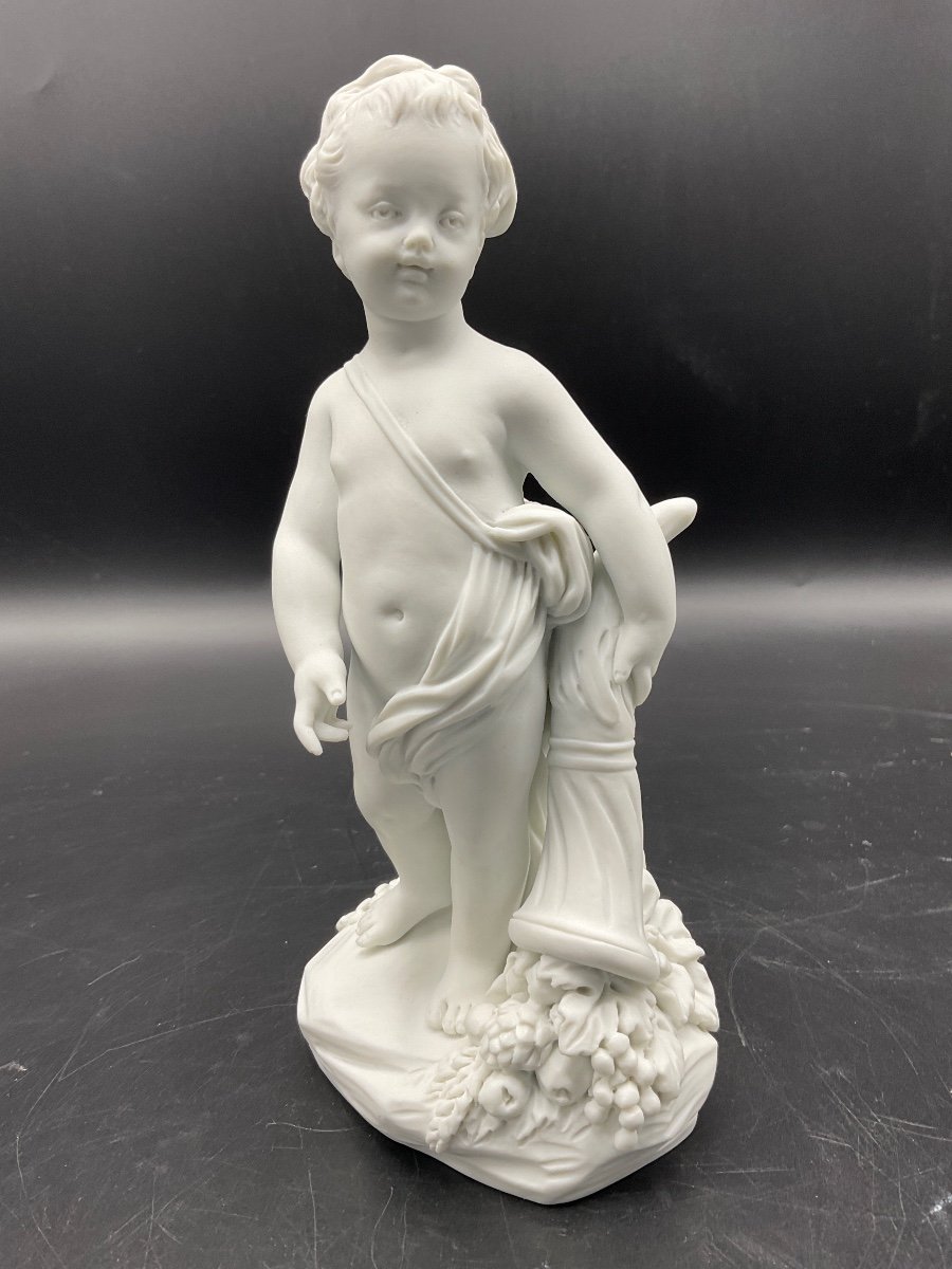 Biscuit From The Sèvres Manufacture Representing A Young Girl With A Cornucopia.-photo-5