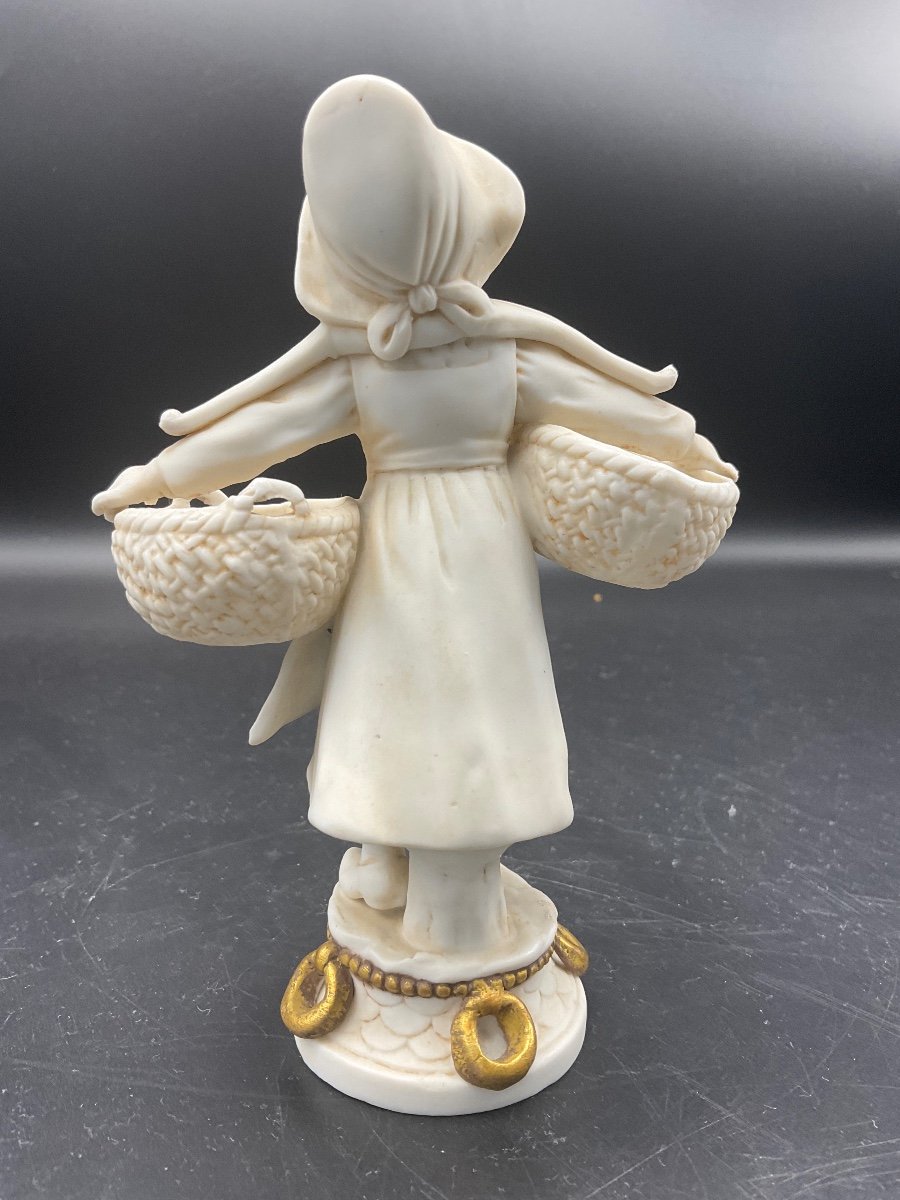 Biscuit From The Müller Manufacture Representing A Young Girl Carrying Two Baskets -photo-3