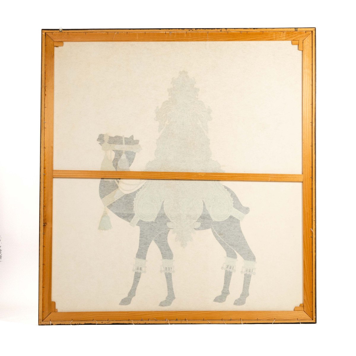 Painting Of A Stylized Oriental Camel By Fabbriziani And Calandra From The 1970-ies Italy-photo-3