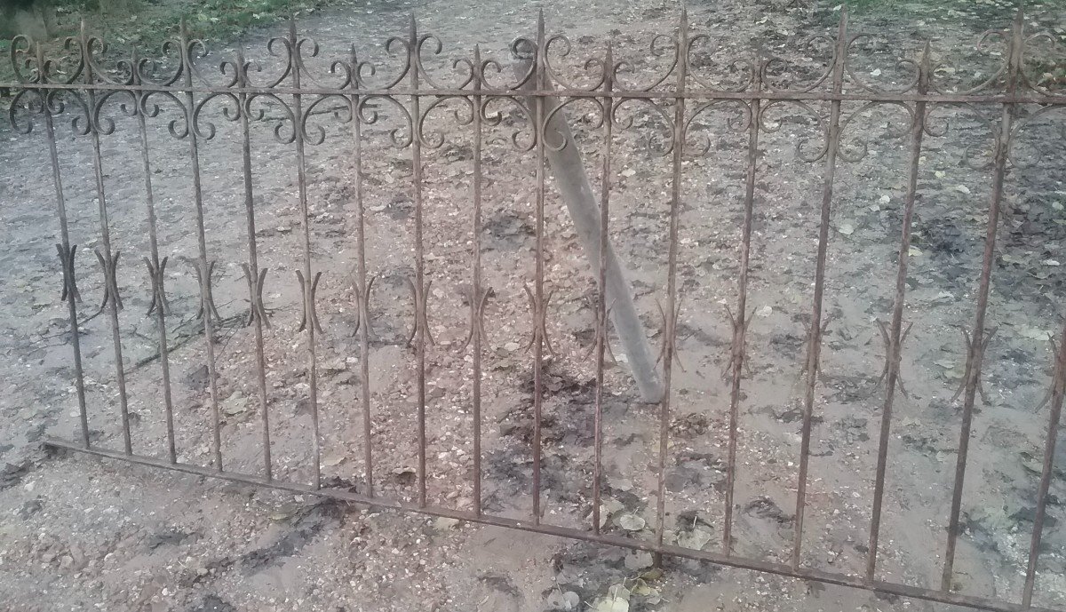 19th Century Solid Iron Gate-photo-4