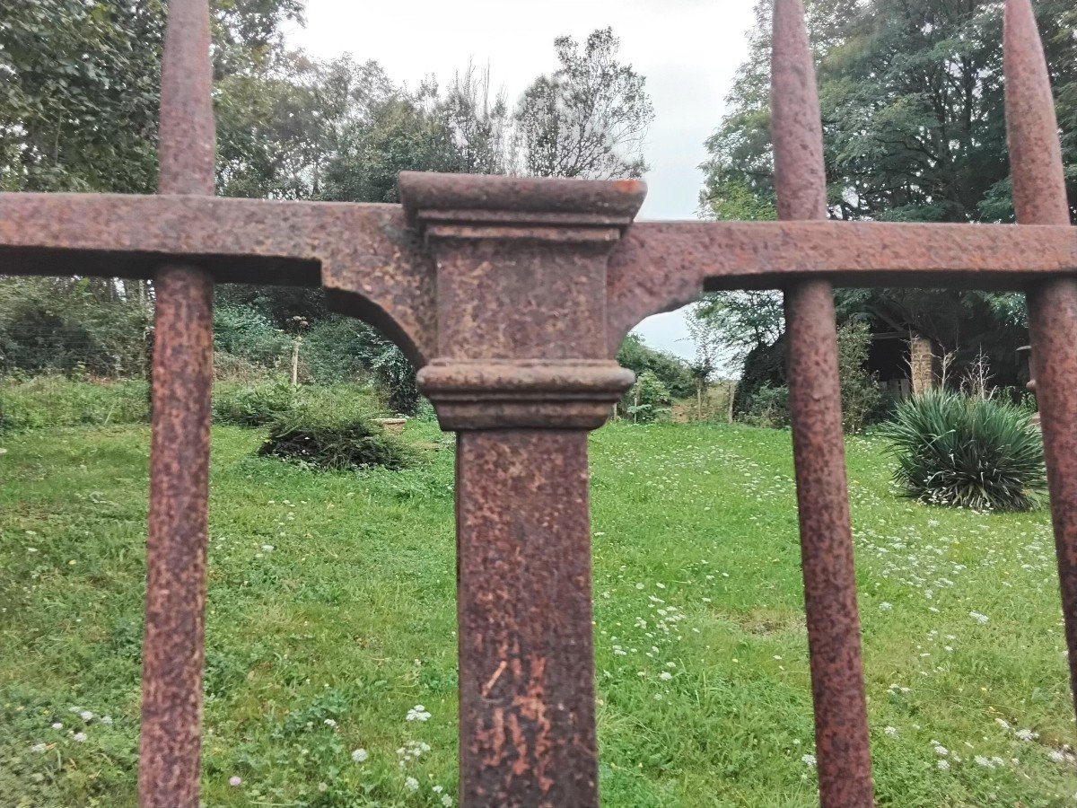 19th Century Solid Iron Gate-photo-3