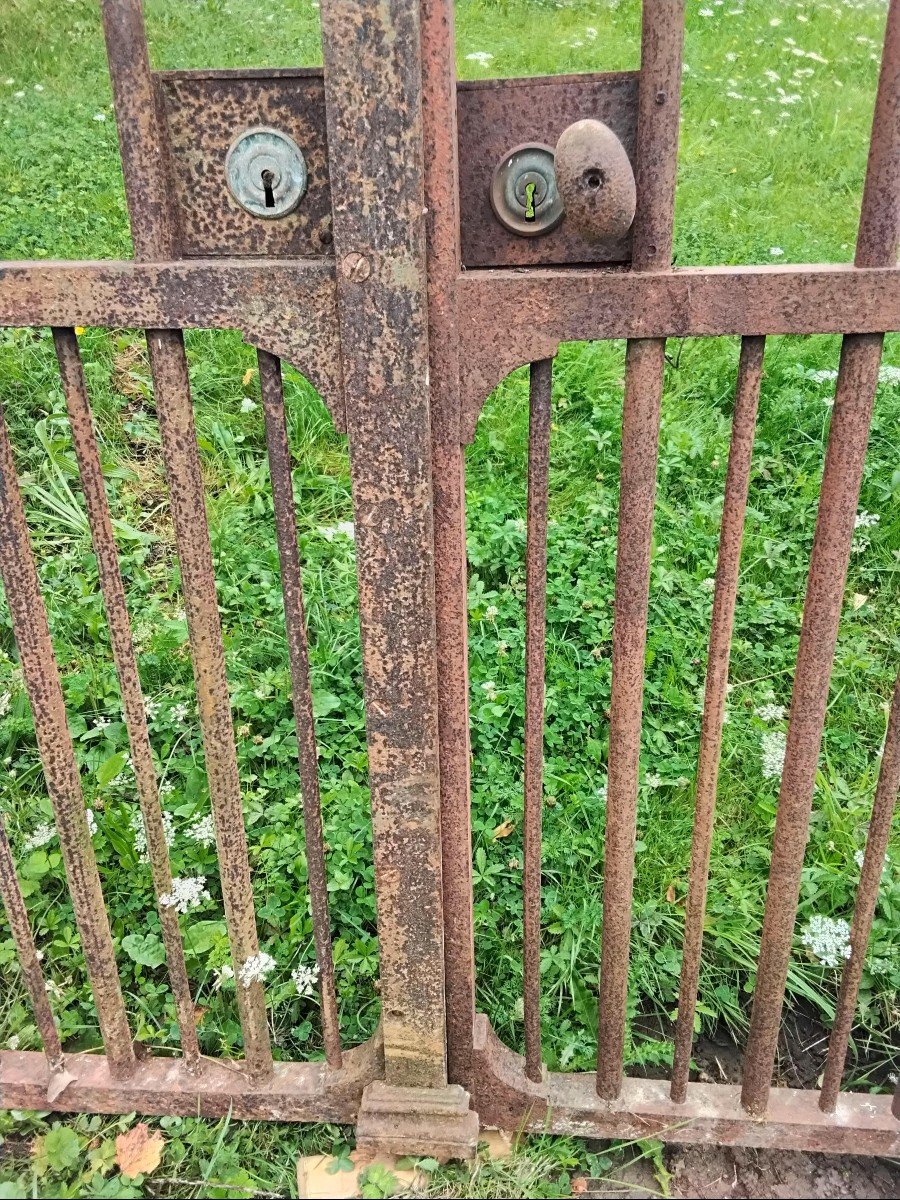 19th Century Solid Iron Gate-photo-4