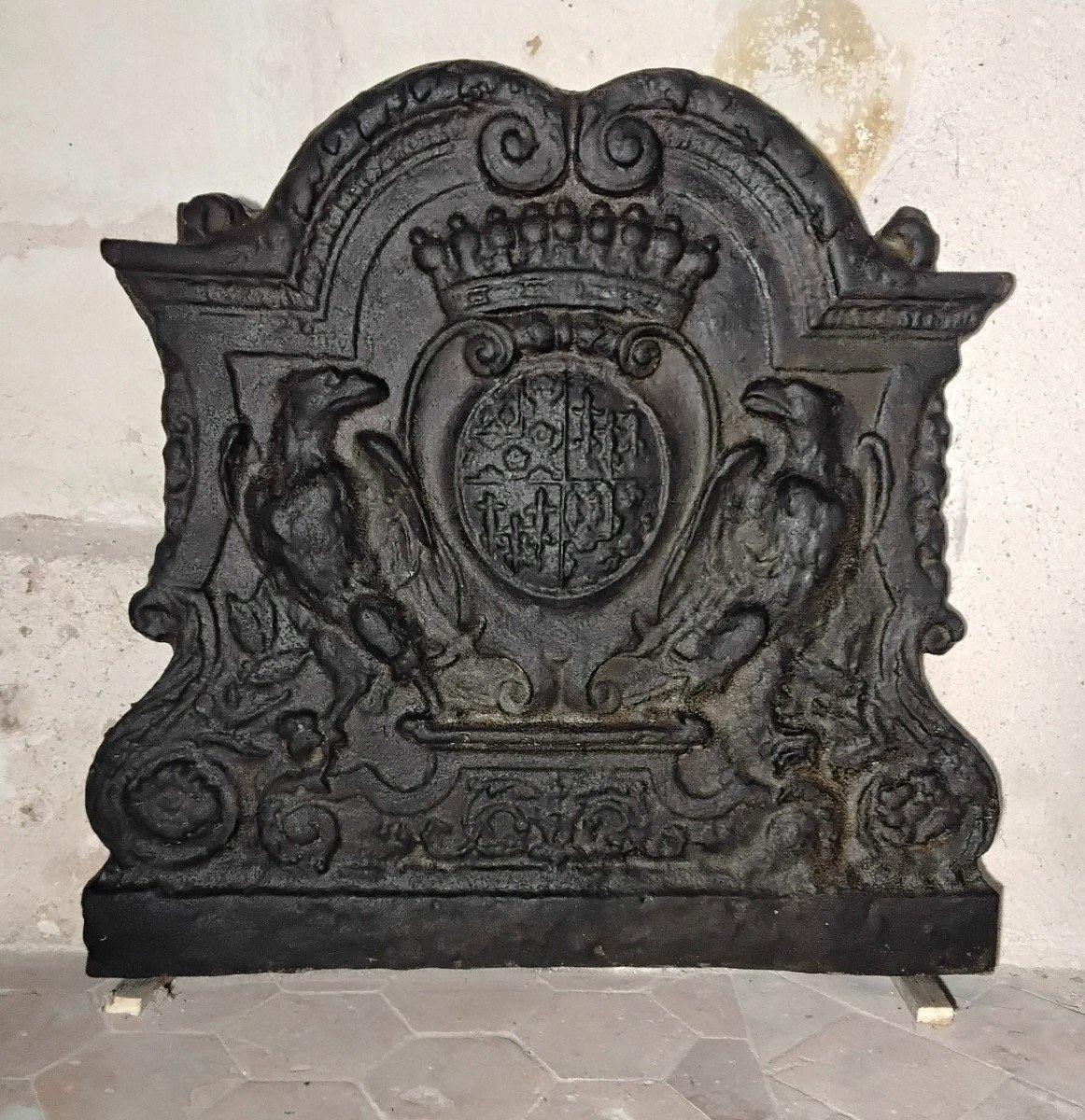 Plaque De Cheminée En Fonte 