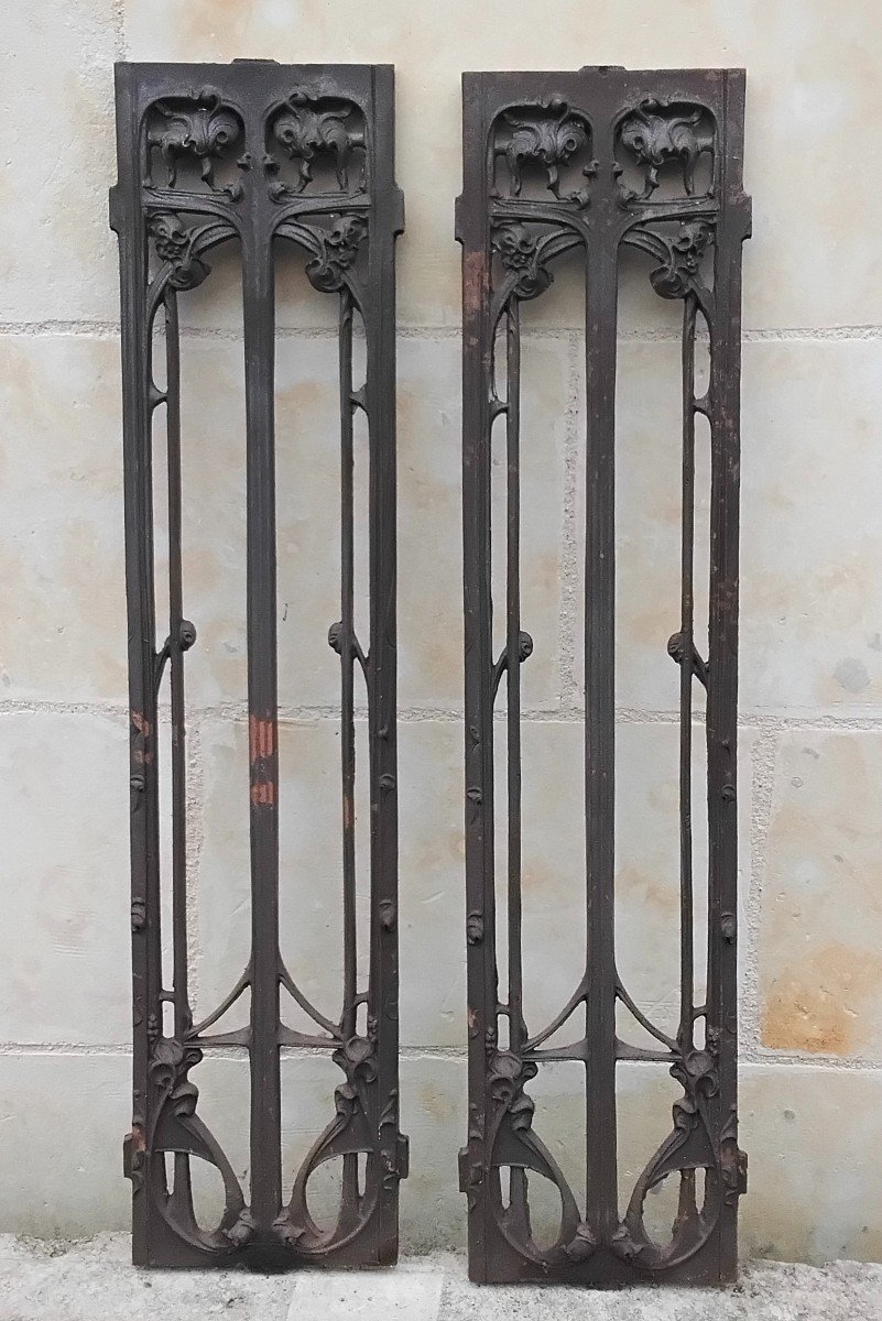 Pair Of Art Nouveau Grilles 