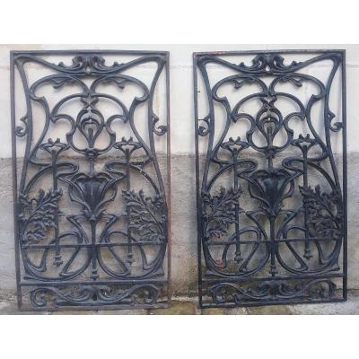 2 Art Nouveau Gate Frames