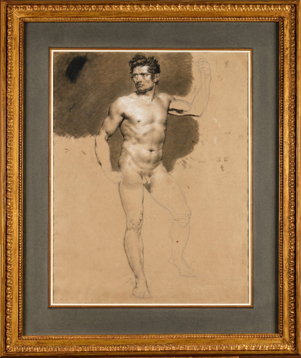 Attributed To Constance Charpentier (1767-1849) - Male Nude Study