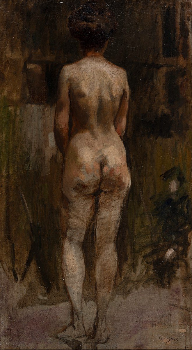 Attributed To Isaac Israels (1865-1934) - Nude Woman, From Behind 