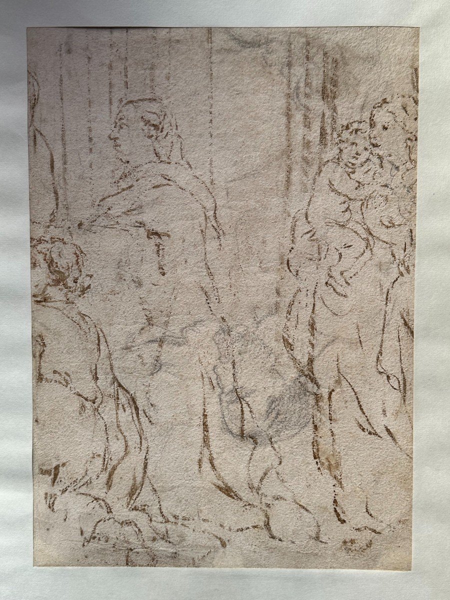 Putti Attribué à Jean-antoine Watteau (valenciennes 1684 - 1721 Nogent-sur-marne)-photo-1