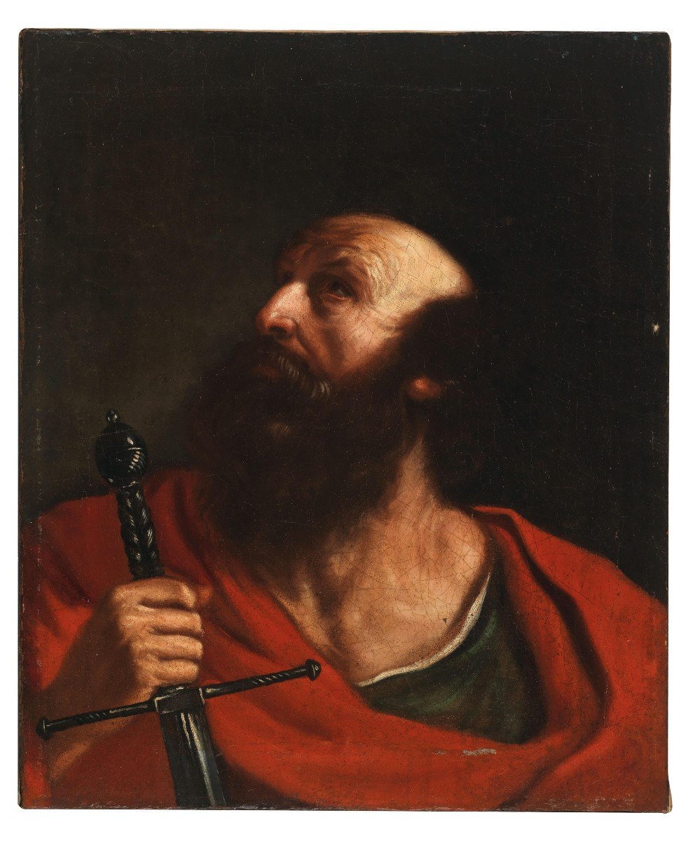 Attribué à Giovanni Francesco Barbieri, Il Guercino (1591–1666) - Saint Paul