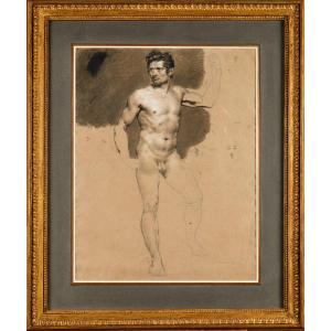 Attributed To Constance Charpentier (1767-1849) - Male Nude Study