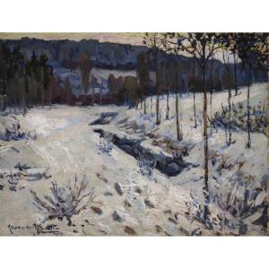 Alexandre Altmann (1878-1932) - Snowy Landscape, 1915 