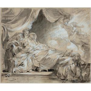 Jean-baptiste Greuze (1725 - 1805) - The Death Of Coresus