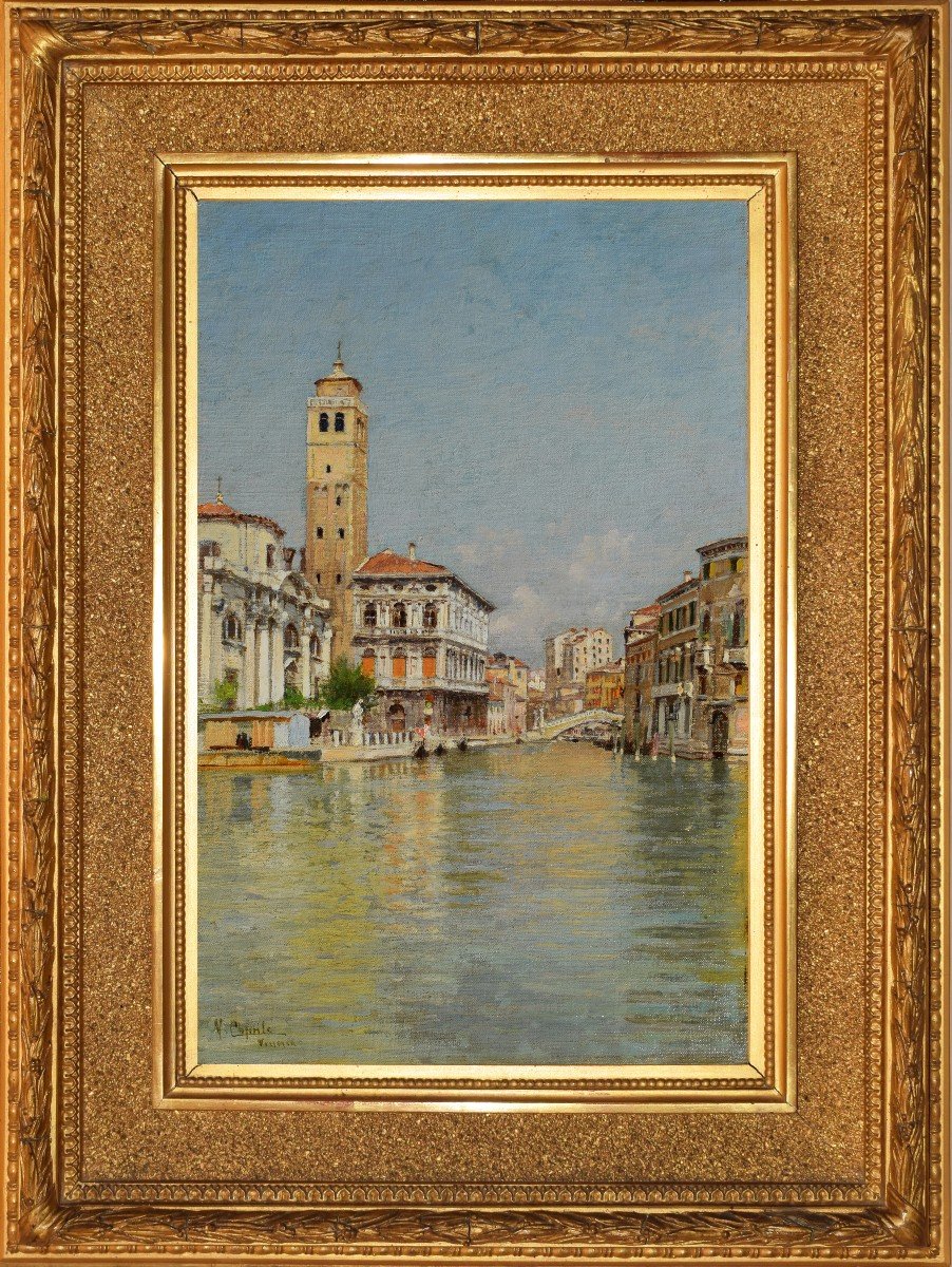 Vincenzo Caprile (naples 1856 – 1936), palazzo Labia, Canal Grande, Venice-photo-2