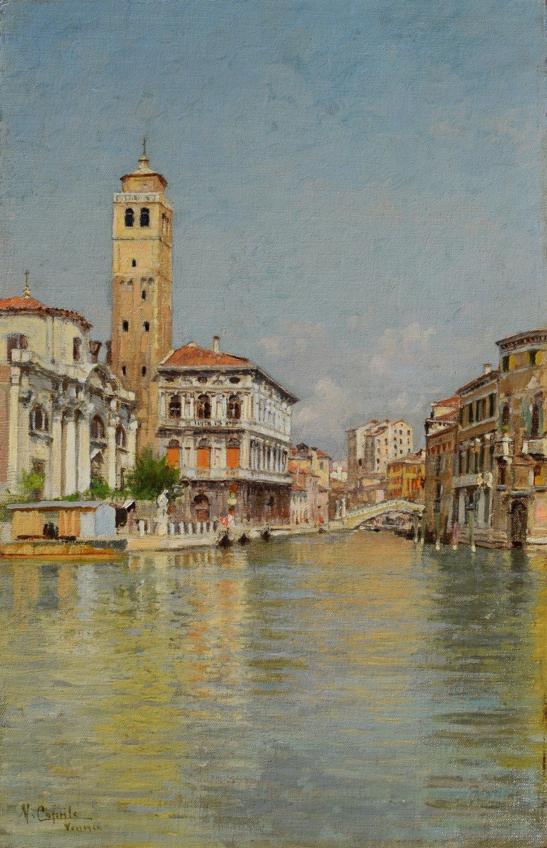 Vincenzo Caprile (naples 1856 – 1936), palazzo Labia, Canal Grande, Venice