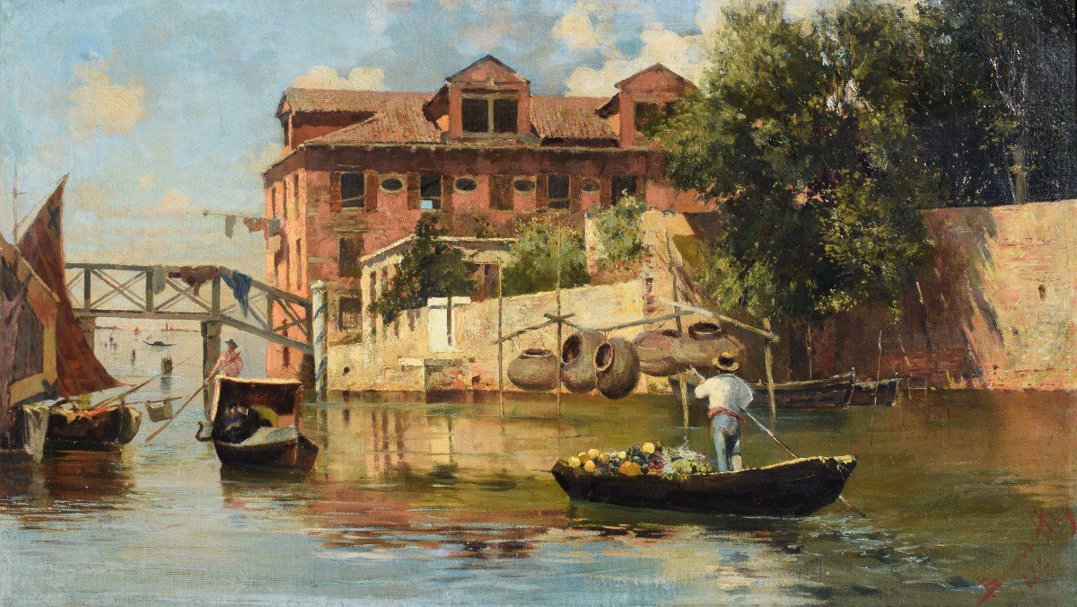 Bernardo Hay (florence 1864 – Capri 1931), venice (1882)