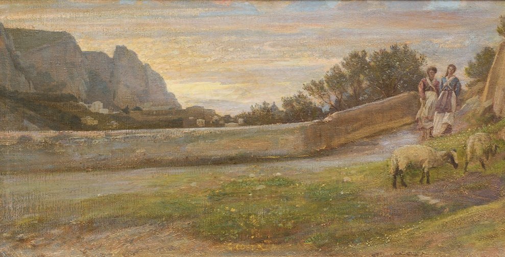 Giovanni Costa (rome 1826 – Marina Di Pisa 1903), Capri