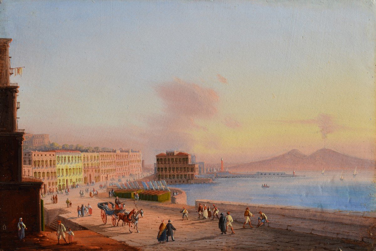 Salvatore Candido (naples 1798 – 1869), santa Lucia, Naples