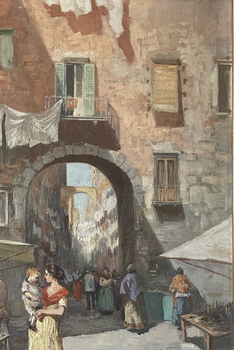 Pasini, Oil On Canvas From The Late Nineteenth Century-photo-1