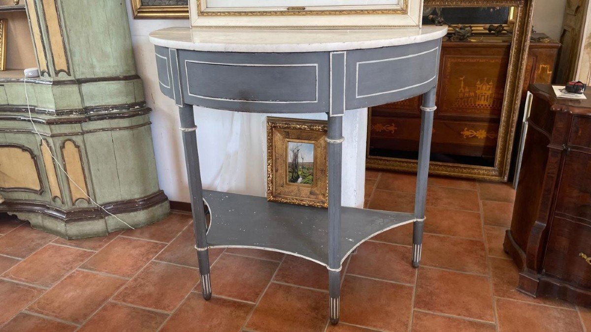 Large Empire Console Half Moon-photo-2