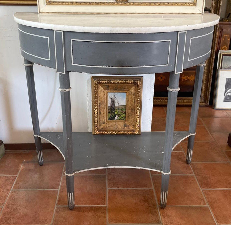 Large Empire Console Half Moon-photo-2