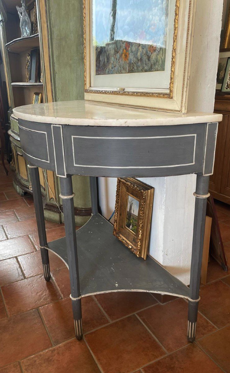 Large Empire Console Half Moon-photo-3