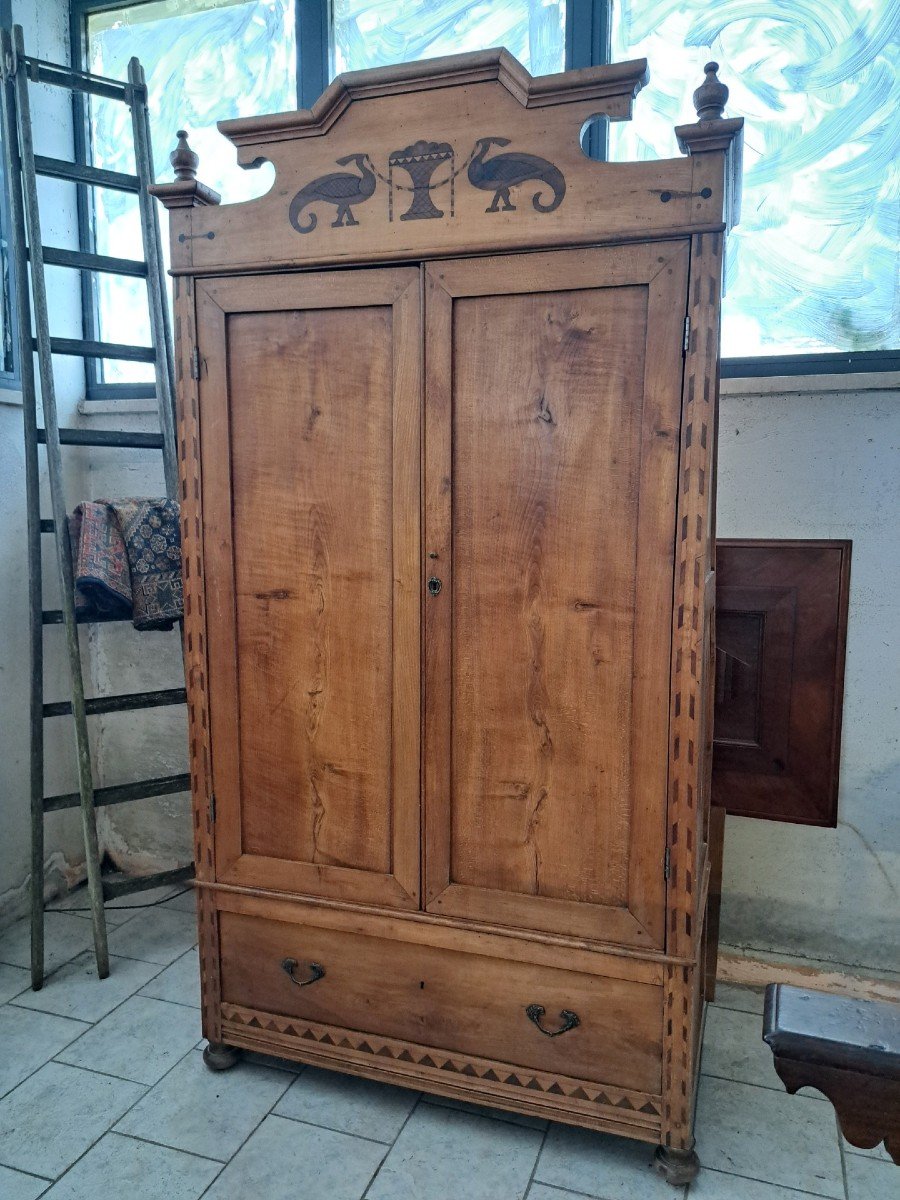 Armoire décorée du XIXe siècle-photo-4