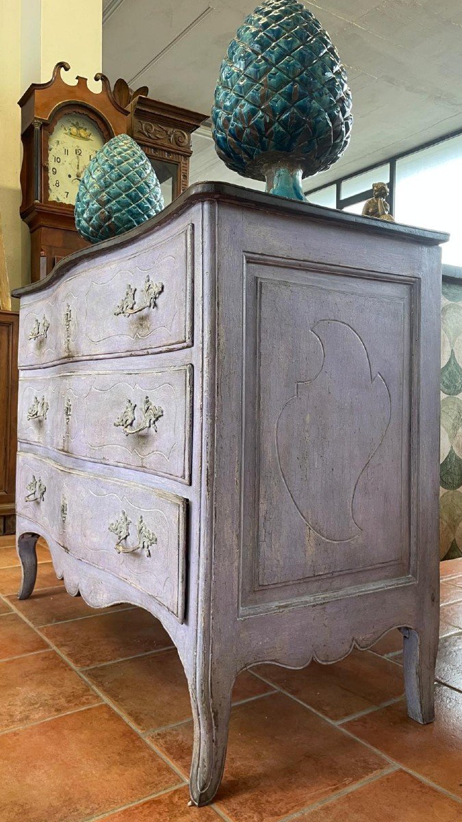 Chest Of Drawers From The 18th Century Lacquered-photo-2