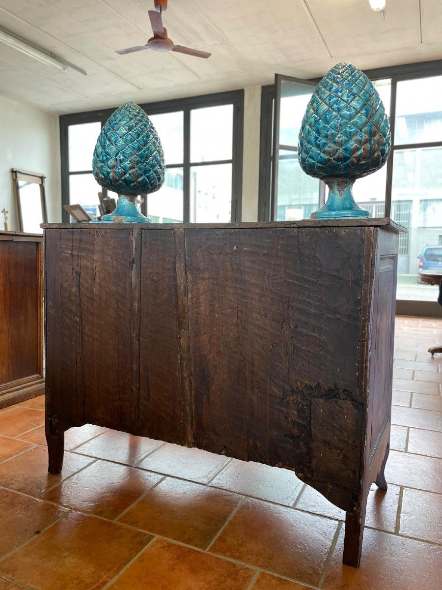 Chest Of Drawers From The 18th Century Lacquered-photo-5