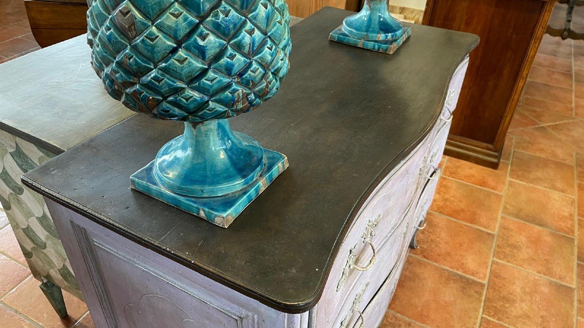 Chest Of Drawers From The 18th Century Lacquered-photo-6