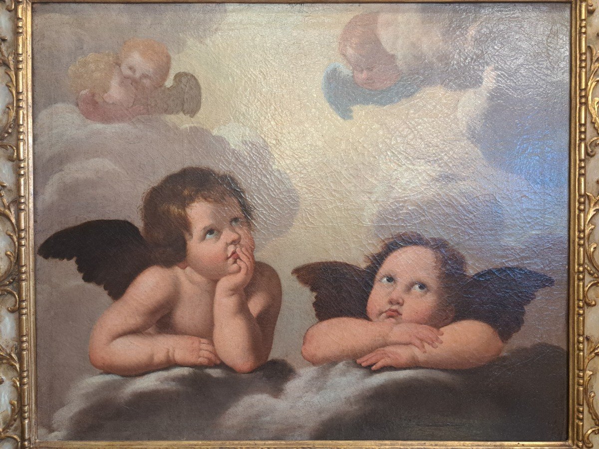 Angels, Oil On Canvas Of 800-photo-4