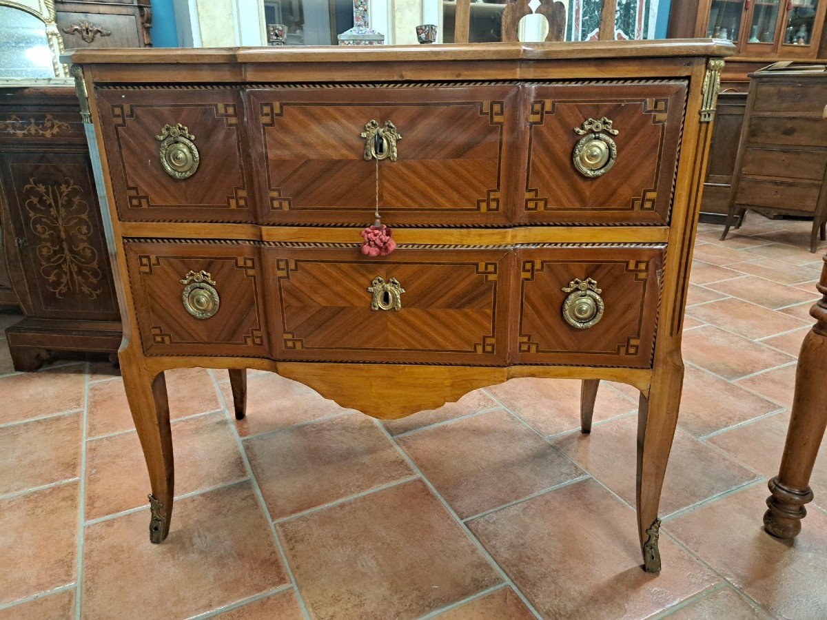 Inlaid Dresser With Two Drawers-photo-4