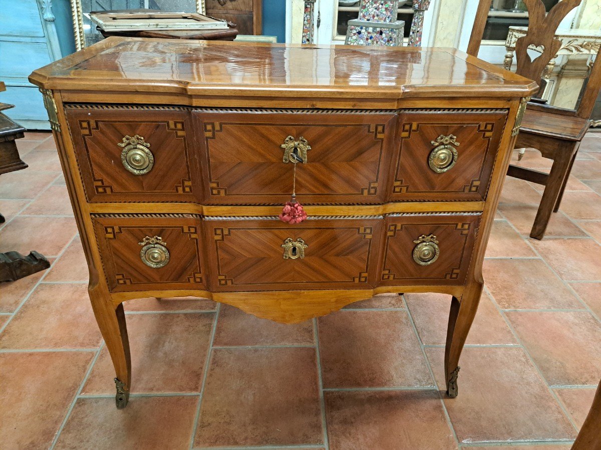 Inlaid Dresser With Two Drawers-photo-3