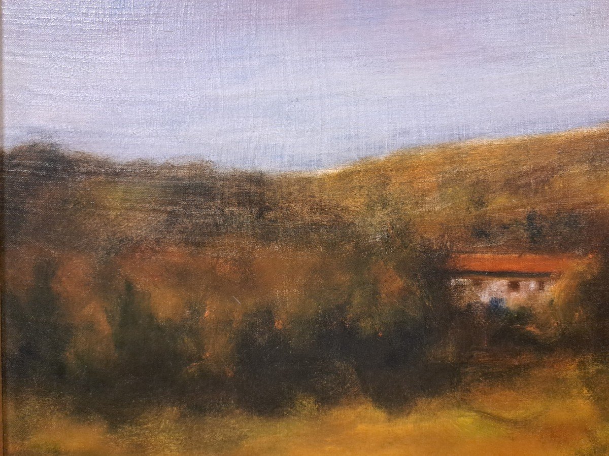 Landscape Of Chianti - Oil On Canvas-photo-4