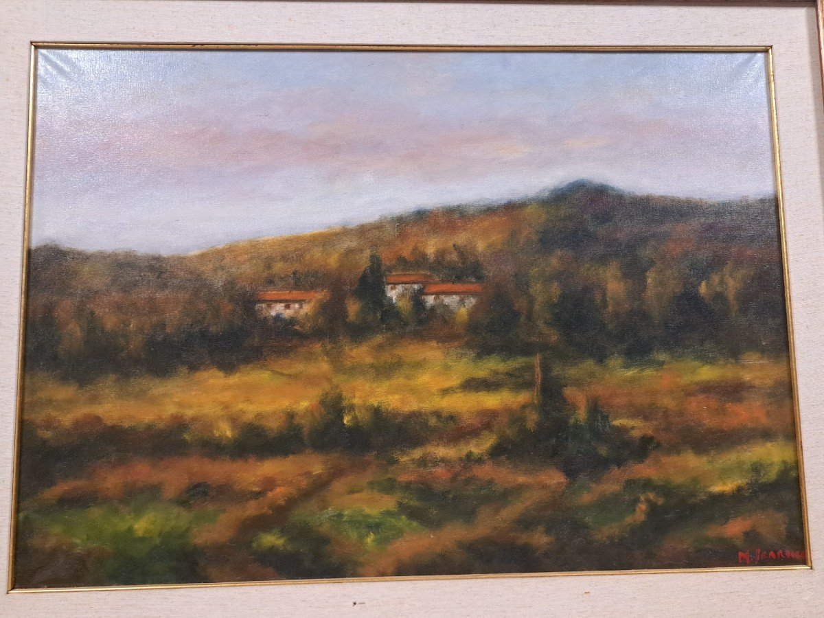 Landscape Of Chianti - Oil On Canvas-photo-3