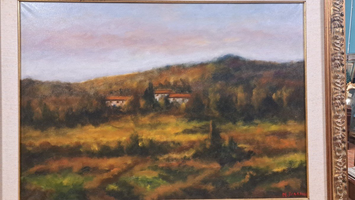 Landscape Of Chianti - Oil On Canvas-photo-5