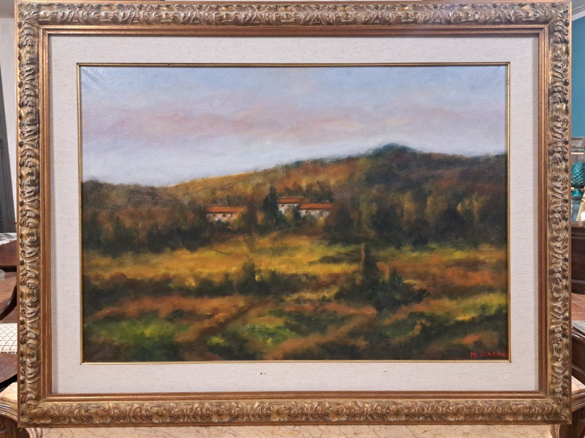 Landscape Of Chianti - Oil On Canvas-photo-6