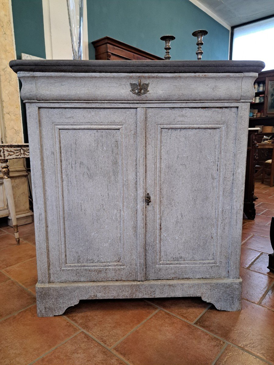 Painted Nineteenth Century Credenza-photo-4