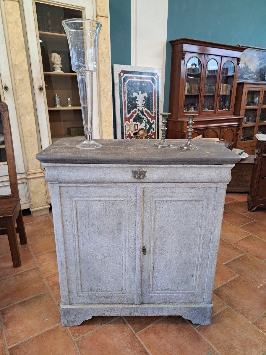 Painted Nineteenth Century Credenza-photo-4