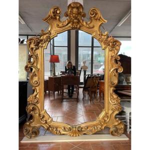 Large Golden Mirror From The Palace