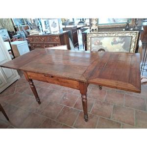 Extending Table In Cherry Wood