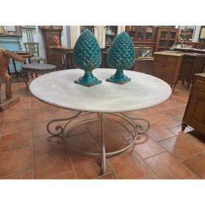 Large Round Table In Iron 