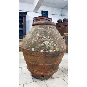 	Beautiful Pot In Terracotta Of The Nineteenth Century