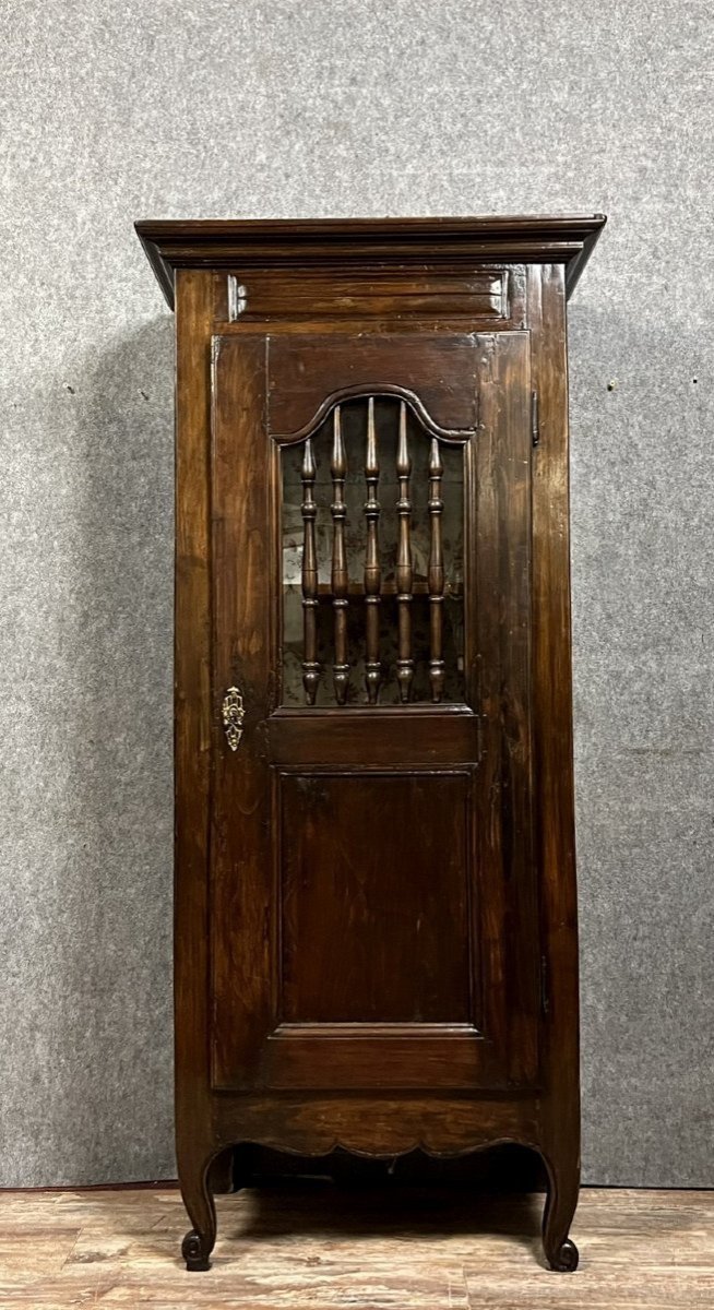 Louis XV Period Bonnetière In Solid Oak 