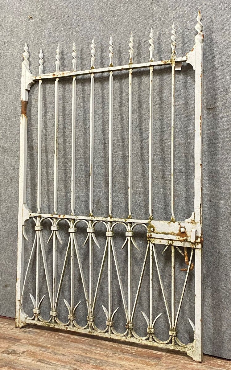 Napoleon III Period Castle Gate In Cast Iron -photo-2