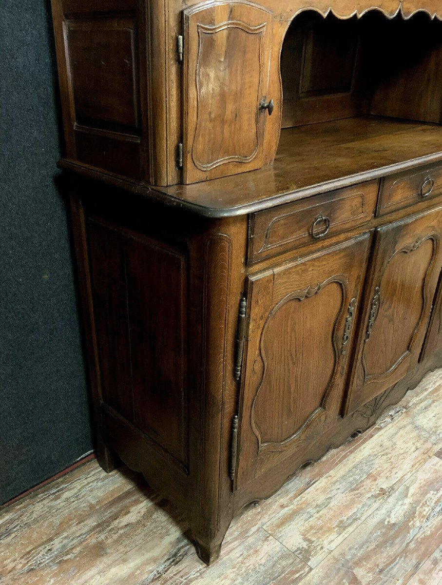 Important Louis XV Period Buffet In Solid Oak -photo-3