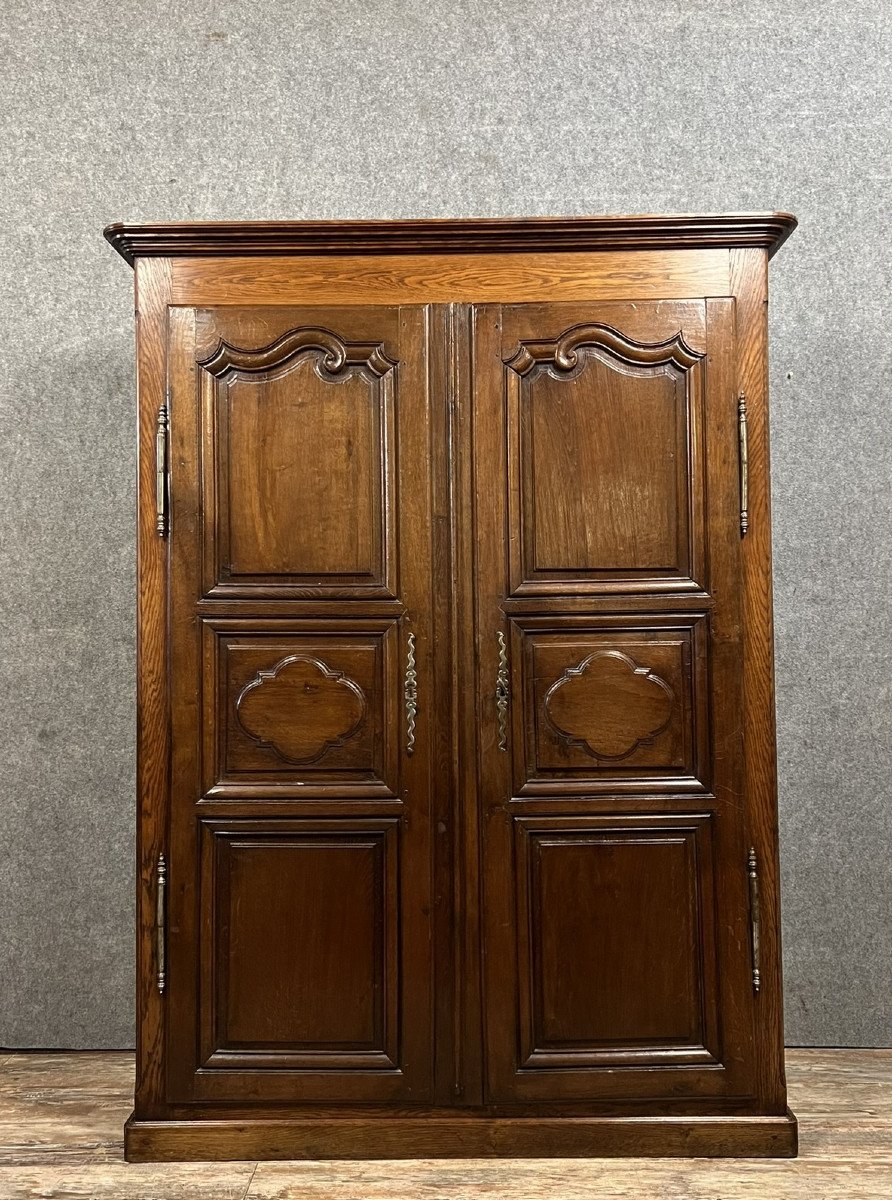 Louis XIV Style Valet Cabinet In Solid Wood  