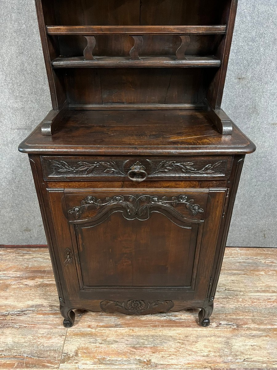 Louis XV Style Provençal Cabinet Buffet In Oak -photo-3