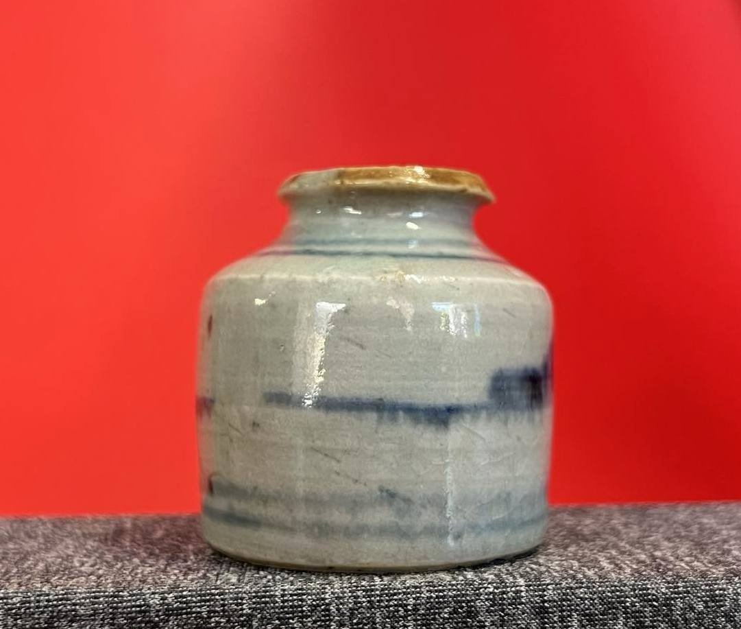 Chine XVIIIe Siècle : Pot En Porcelaine à Décor En Bleu De Paysages Lacustres -photo-4