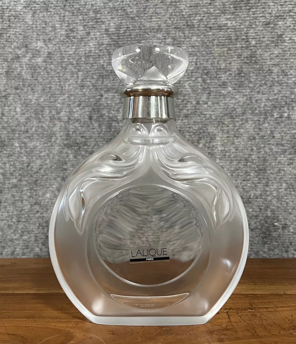 Lalique Carafe En Cristal édition Limitée Pour Le Cognac Château Paulet N° 656